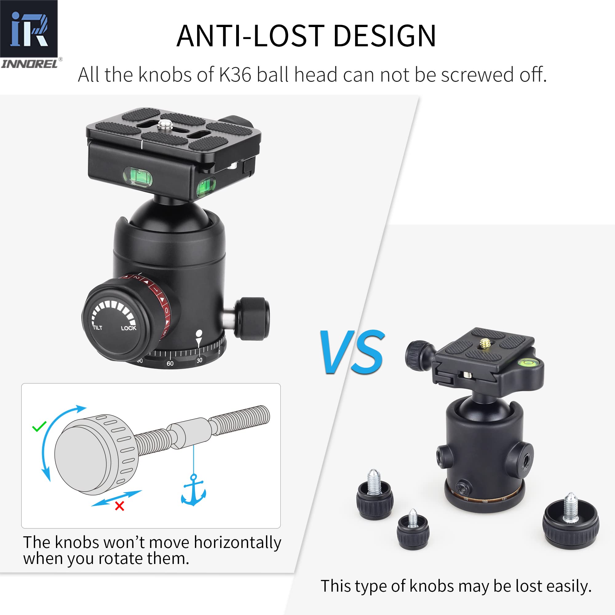 SmallRig Treppiede Con Piastra A Sgancio Rapido Arca-Swiss E Testa A Sfera Panoramica 4630 Metallo T 47491135