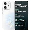 Oppo Reno14 5G (Pearl White, 8GB RAM, 256GB Storage) with No Cost EMI/Additional Exchange Offers gallery image