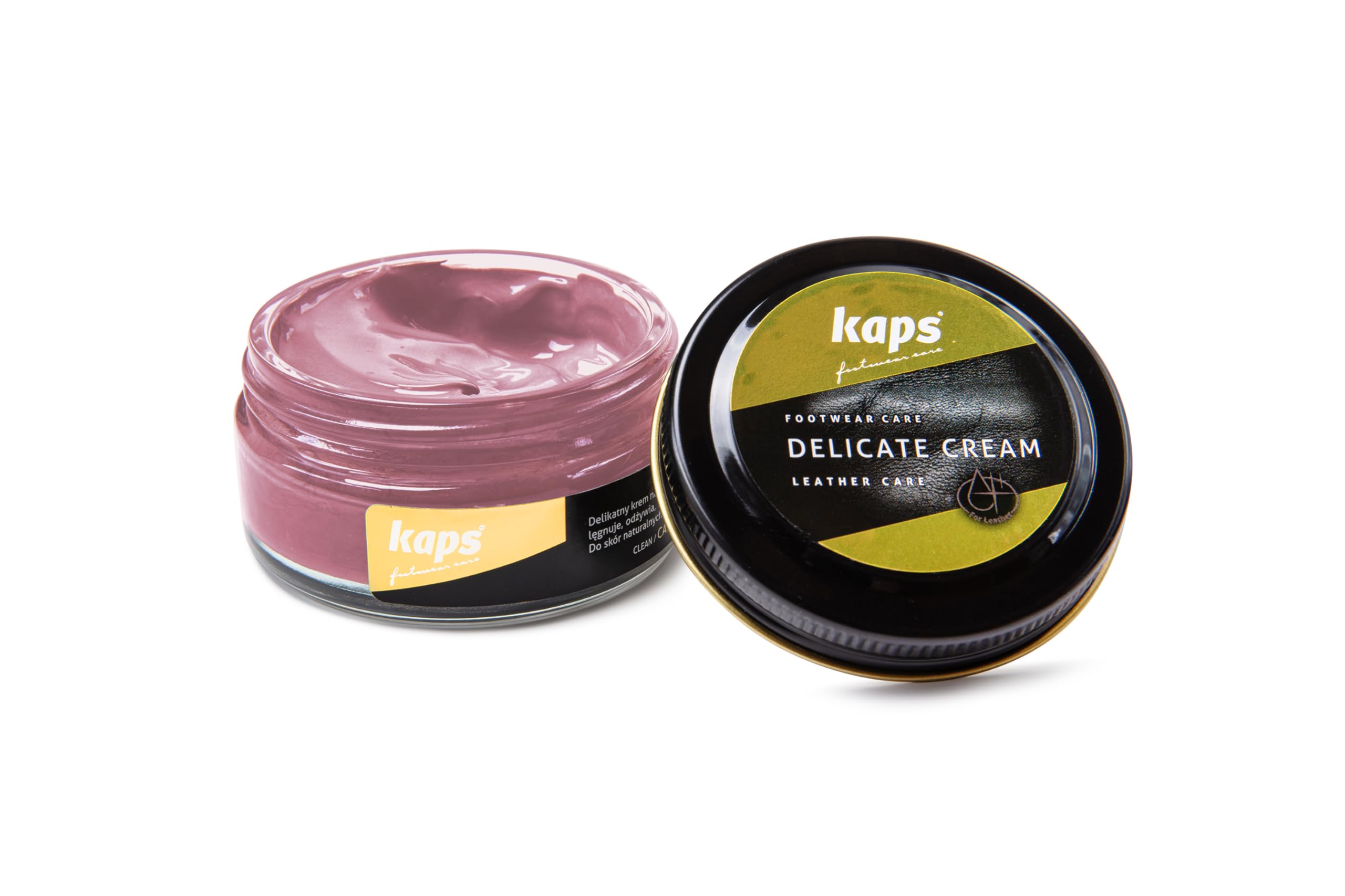 Kaps Leather Shoe Cream - Shoe Care Polish and Colour Conditioner | Refreshes Appearance | For Boots, Handbags, Furniture | Intensive Leather Care and Nourishing | 70 + Shades 50ml — view 18