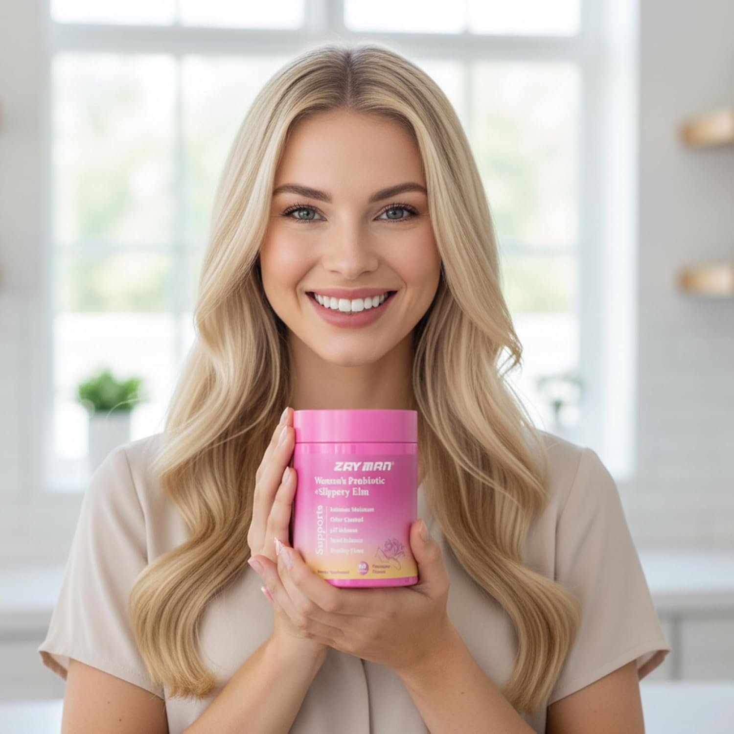 ZAYMAN Her Juicy Feminine Probiotics Gummies for Women – Pineapple Flavor, Supports Vaginal pH Balance, Digestive & Immune Health | 60 Gummies - Image 3