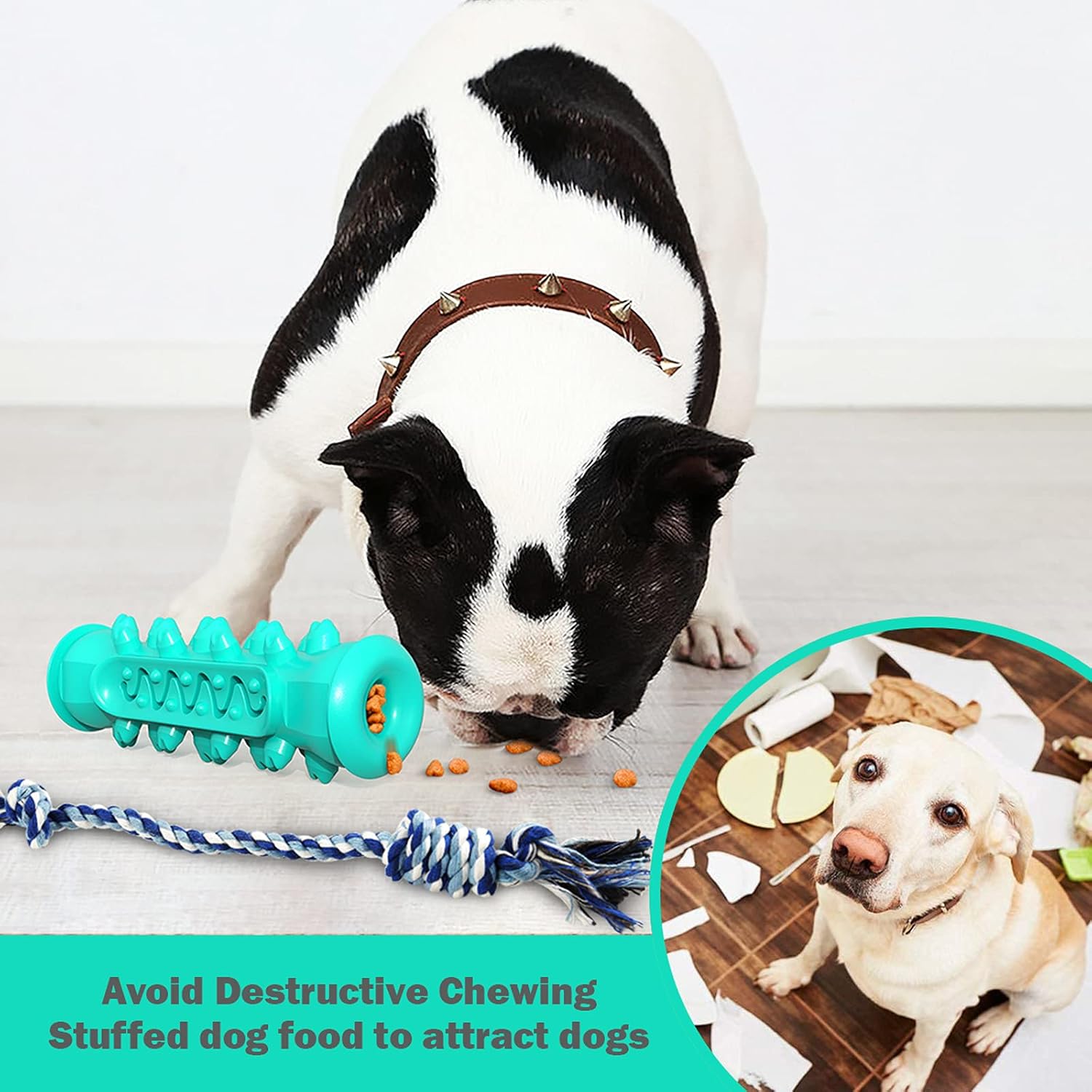 Dog Chew Toys Teething Training Aggressive Bone Chewers Puppy Dog