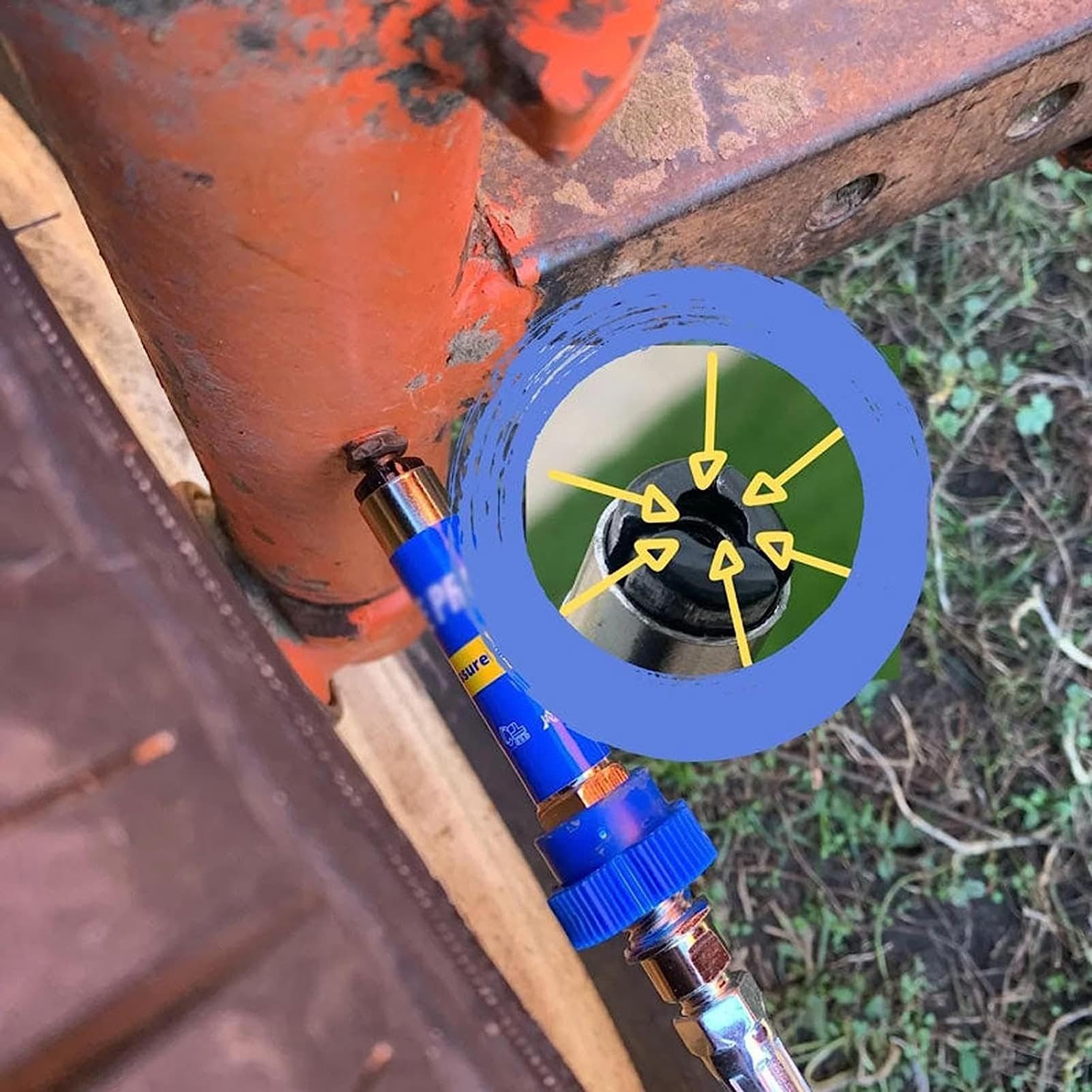 Adaptador De Acoplador De Grasa De Alta Presión - Para Engrasadoras Manuales O Eléctricas, Conexión Rápida