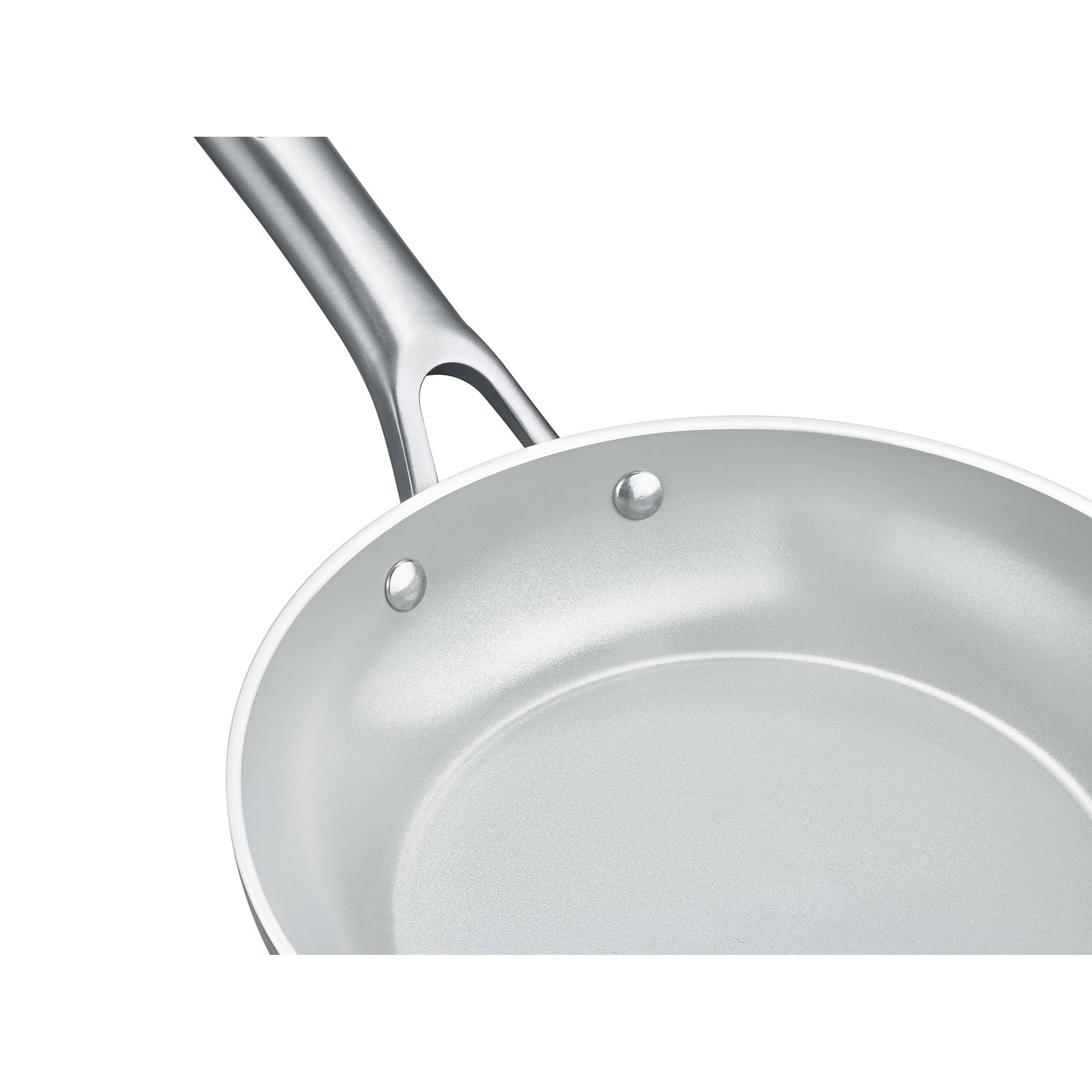 Berndes Wok wegetariański 28 cm, aluminium, z recyklingu, szary – b.free