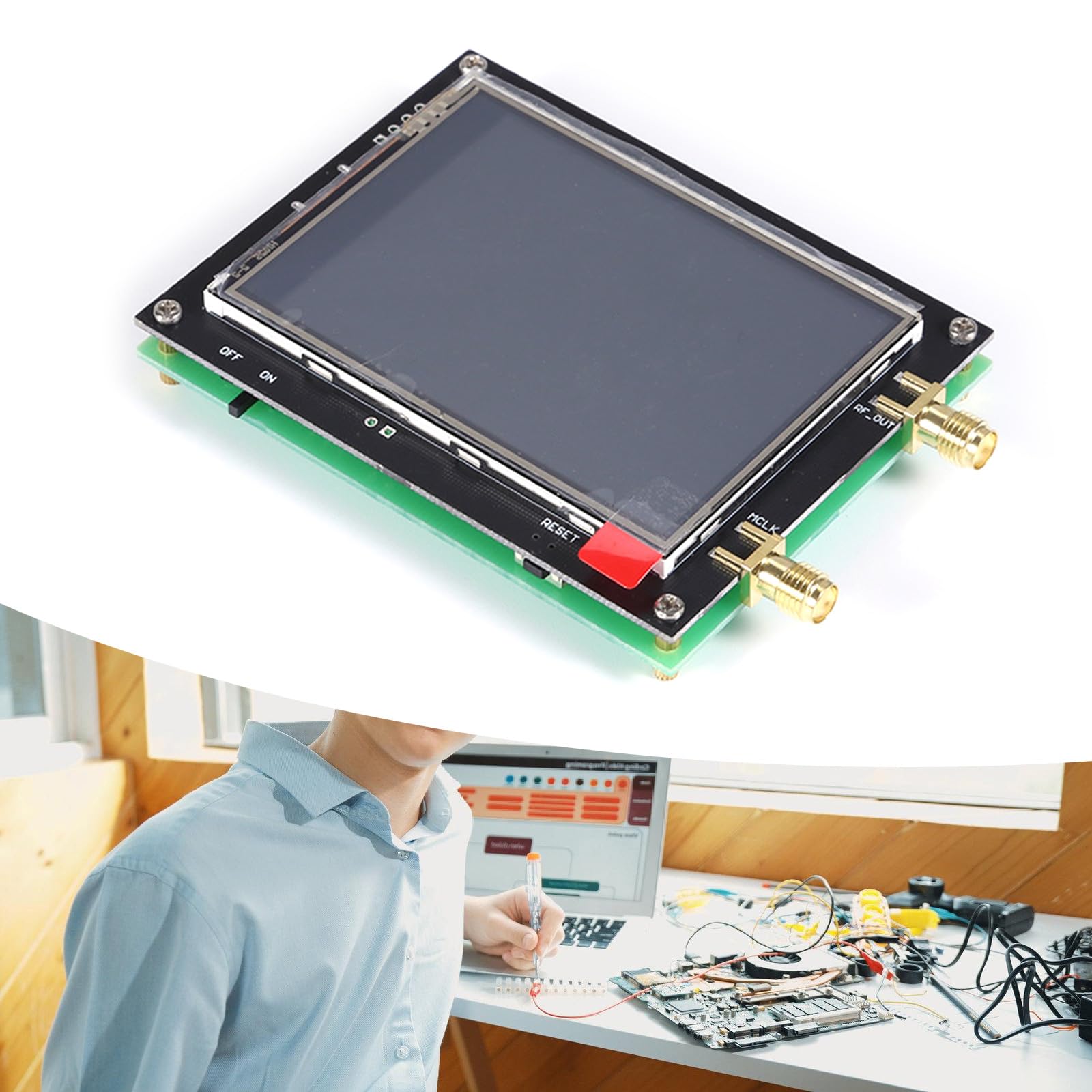 Signals Generator MAX2870 Signals Source Generator Module 23.5mhz-6000mhz for Communication Systems