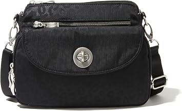 Baggallini Calais Crossbody Bags for Women 10x7 Lightweight Water-Resistant Travel Purse, RFID & Interior Organization