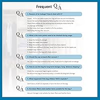 Vista 7 de 20 bolsas de almacenamiento al vacío, bolsas de ahorro de espacio (4 Jumbo/4 Grandes/4 Medianas/4 Pequeñas/4 Enrollables) de compresión