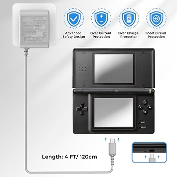 Universal Travel Charger for Nintendo DS Lite,AC Adapter Power Cord Replacement for Nintendo DS Lite System