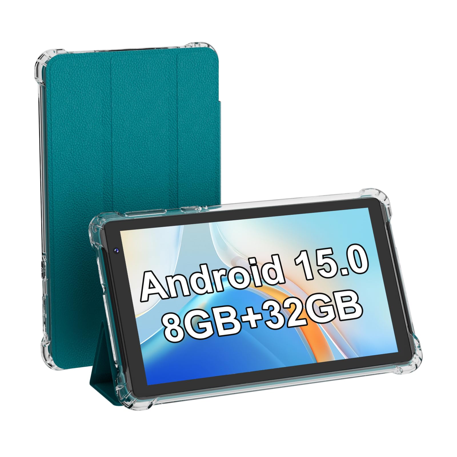 Amazon.com : Tablet Android 15 Tablets with Case 7 inch, 8GB RAM