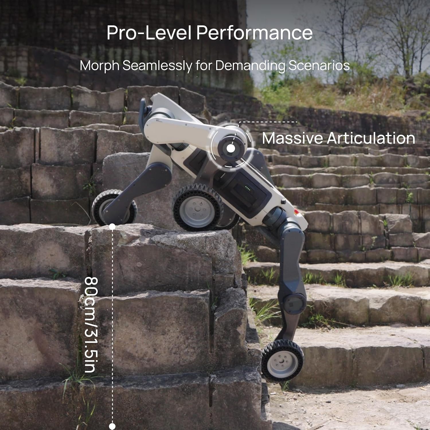 DEEP Robotics Lynx M20 Pro AI Quadruped Robot, Industrial Platform