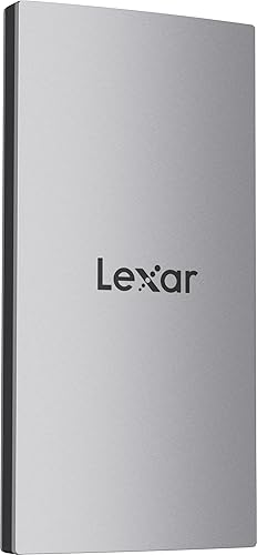 Lexar SSD externo ES3 de 2 TB, lectura de hasta 1050 MBs, expansión de almacenamiento, compatible con teléfonos inteligentes USB-C, iPhone 1516, PC,