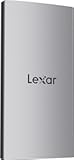 Lexar 2TB ES3 External SSD, Up to 1050MB/s Read, Storage Expansion, Compatible w/USB-C Smartphones, iPhone 15/16, PC, Mac, Tablets, Sleek & Sturdy Design, Silver (LES3XXX002T-RNSAU)