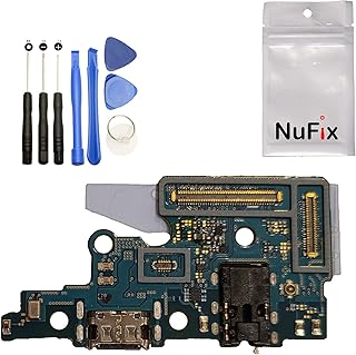 NuFix Replacement for Samsung Galaxy A70 Charging Port Flex Connector with Fast Charge Board Module PCB Part Dock Connector USB Cable for Samsung Galaxy A70 A705W A705U A705DS A705F
