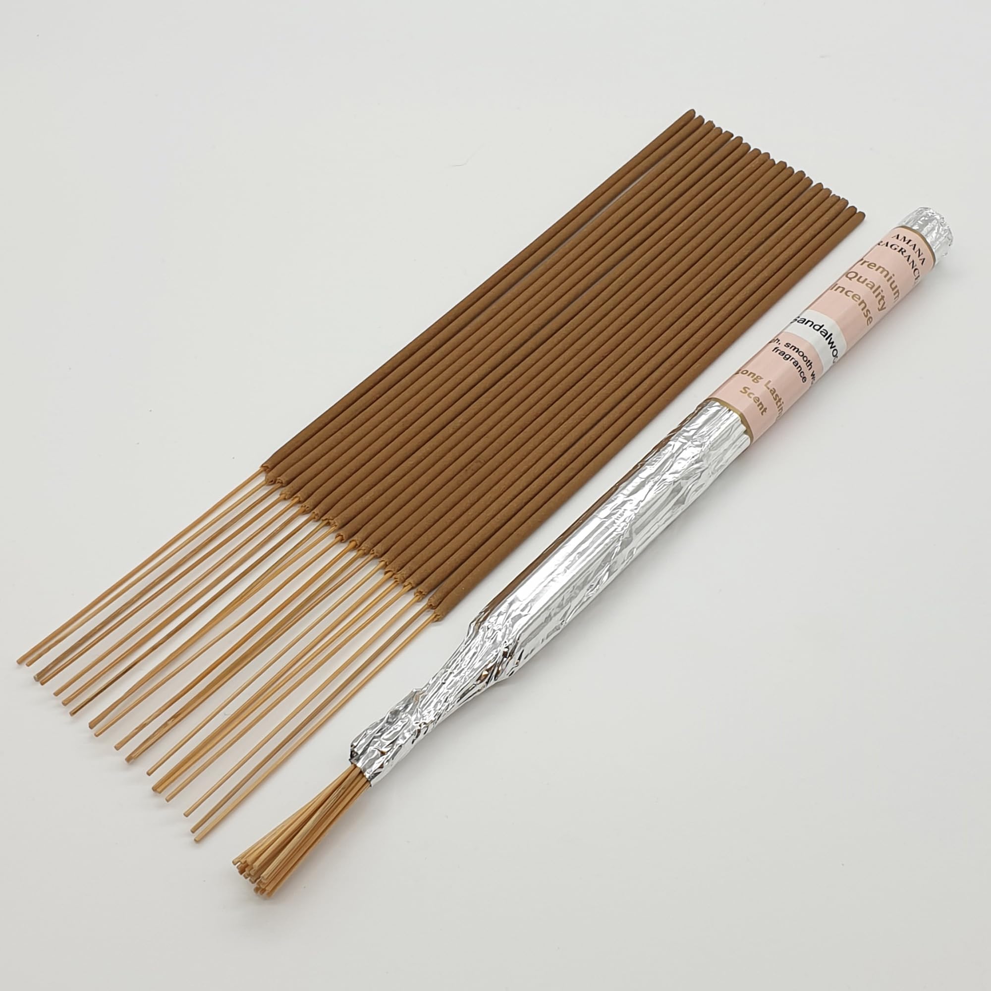 Long Burning Incense Sticks from Amana Fragrances - all scents in one listing (Sandalwood)