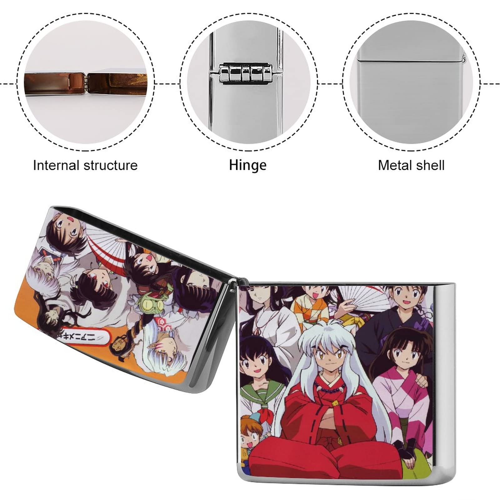 Amazon.co.jp: 犬夜叉 ライターケース ZIPPO兼用ケース ジッポライター 