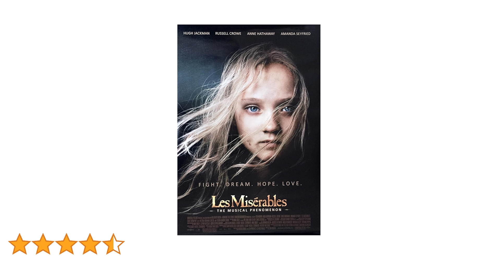 Amazon.co.jp: レ・ミゼラブル映画ポスター2 Sidedオリジナル