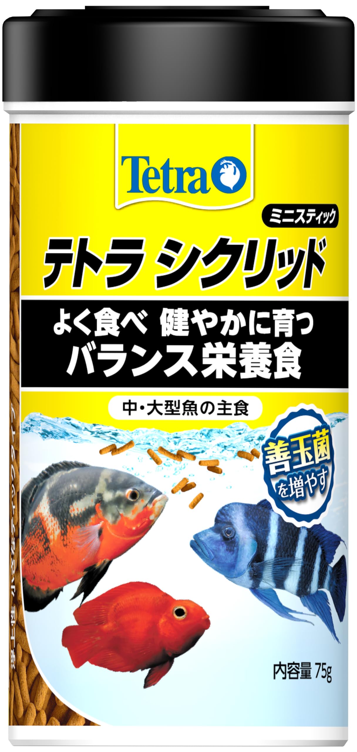 Amazon | テトラ (Tetra) シクリッドミニスティック 75g シクリッドの