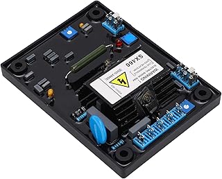 FOLOSAFENAR AVR Volt Regulator, 95‑264V Quick Response Auto Voltage Regulator Low Speed Protection for Diesel Engine