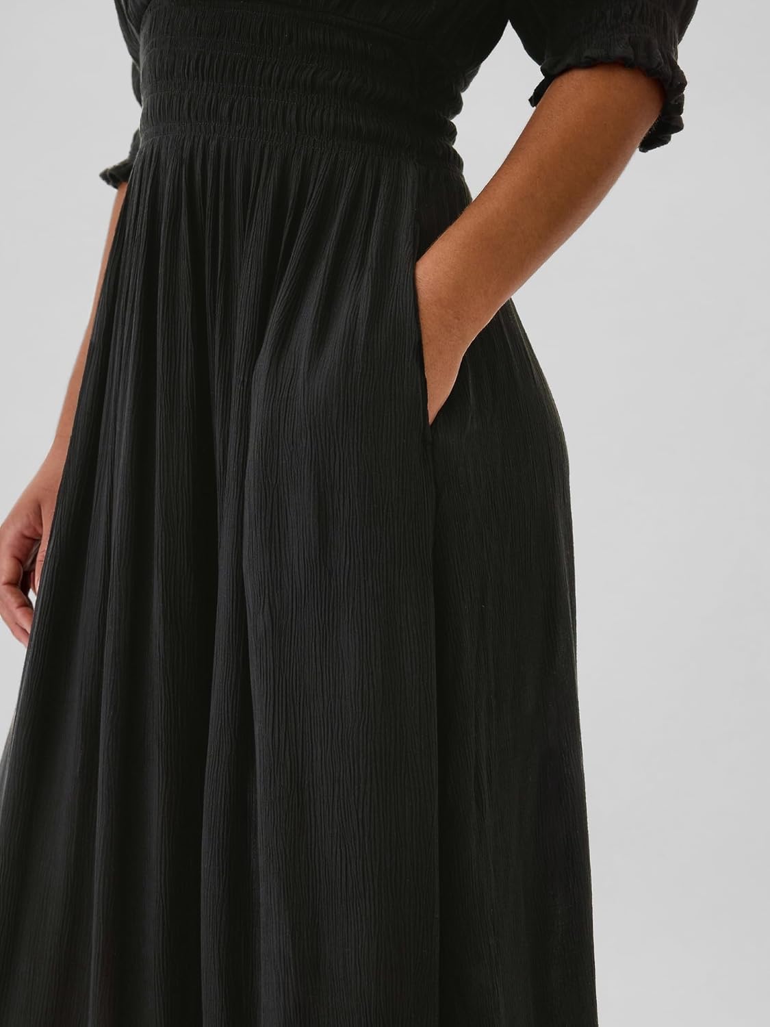 Gap Womens Short Sleeve Splitneck Midi Dress - Image 3