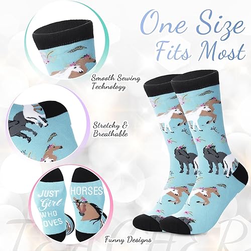 Miniatura 9 de 2 calcetines de vaca con estampado de vaca, calcetines de vaca para mujeres y niñas, vaso de agua delgado de 20 onzas con tapas, popote y cepillos