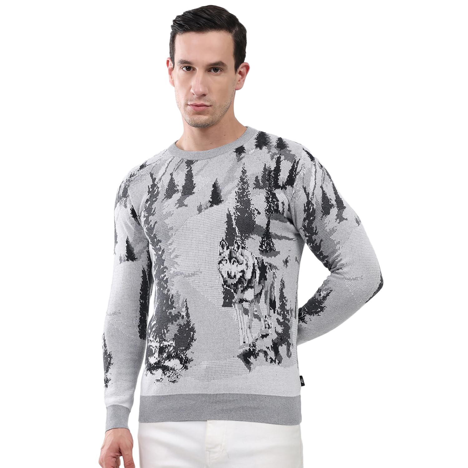monte carlo Men's Smart Fit Pullover | Round Neck Printed Design | Full Sleeves Pull On | Stylish Winter Fashion Wear | Winter Sweater for Men's (Pack of 1)-picture-13