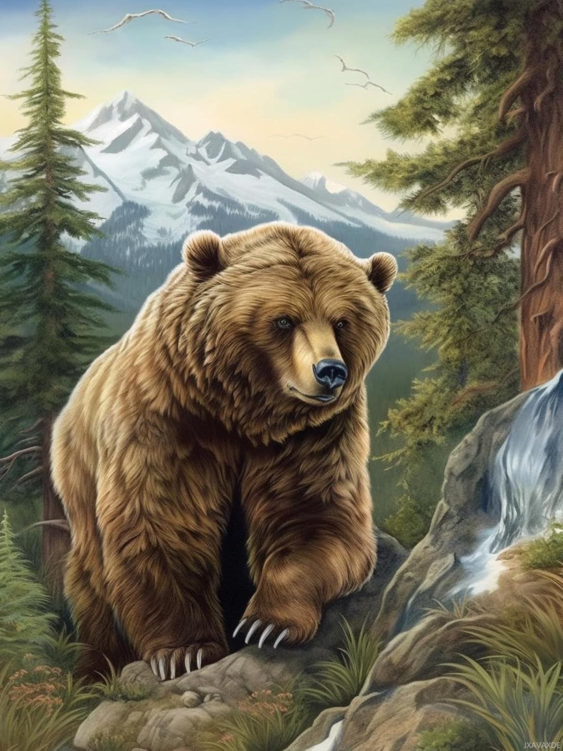 Amazon.co.jp: KMKER ダイヤモンドペインティングキット ダイヤモンドアート キット アニマルミックス ダイアモンドビーズ絵画 刺繍キット  5D モザイクアート ハンドメイド 全面貼り付けタイプ ビーズアート DIY・手作り (giraffe) : ホビー TUTUMAY21 森林動物ダイヤモンドペインティングキット 大人用 5D かわいいクマのダイヤモンドアート 初心者向け ダイヤモン