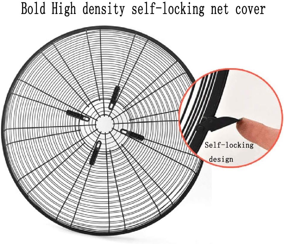 Wall-mounted Industrial Fan, High Power Strong Shaking Head Horn Fan, High Air Volume Commercial Factory Electric Fan (Size : 50cm) (50cm) ()