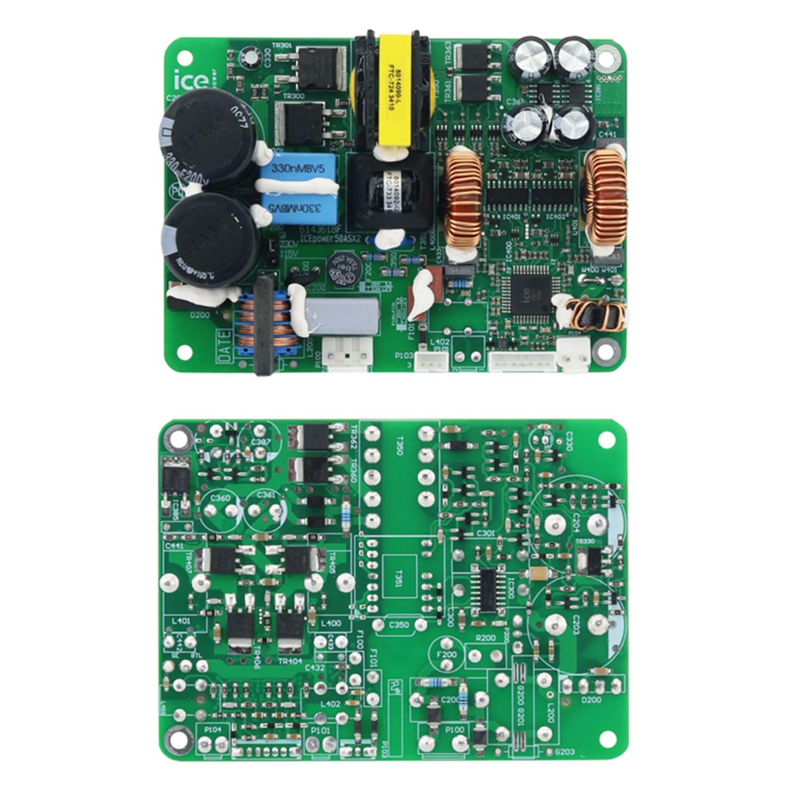 ICE50ASX2 - Amplificatore di potenza stereo digitale da 170 W, scheda HiFi, modulo amplificatore monocanale, suono silenzioso