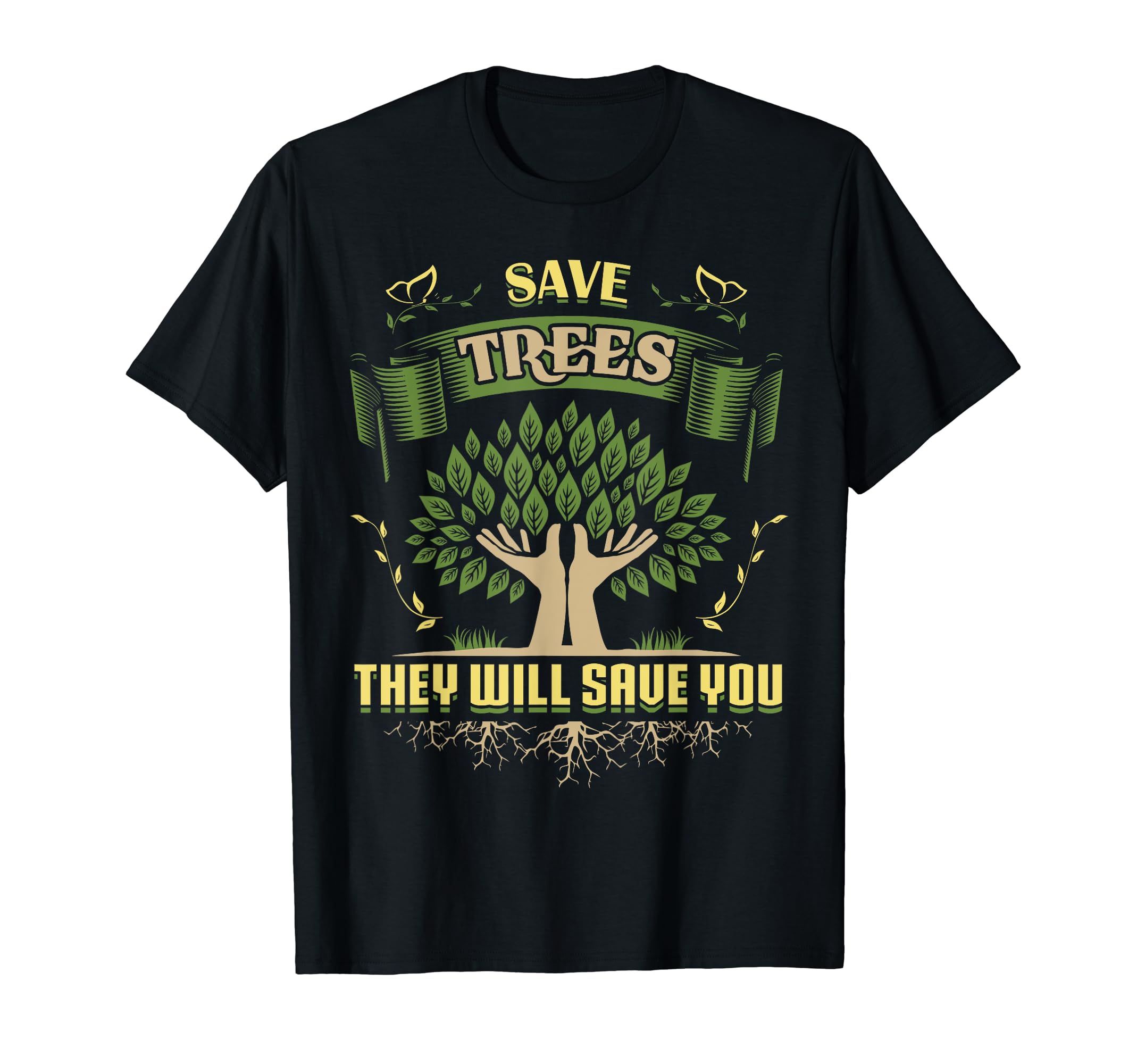 Save Trees Hug A Tree Hugger Save the Earth Day Planet