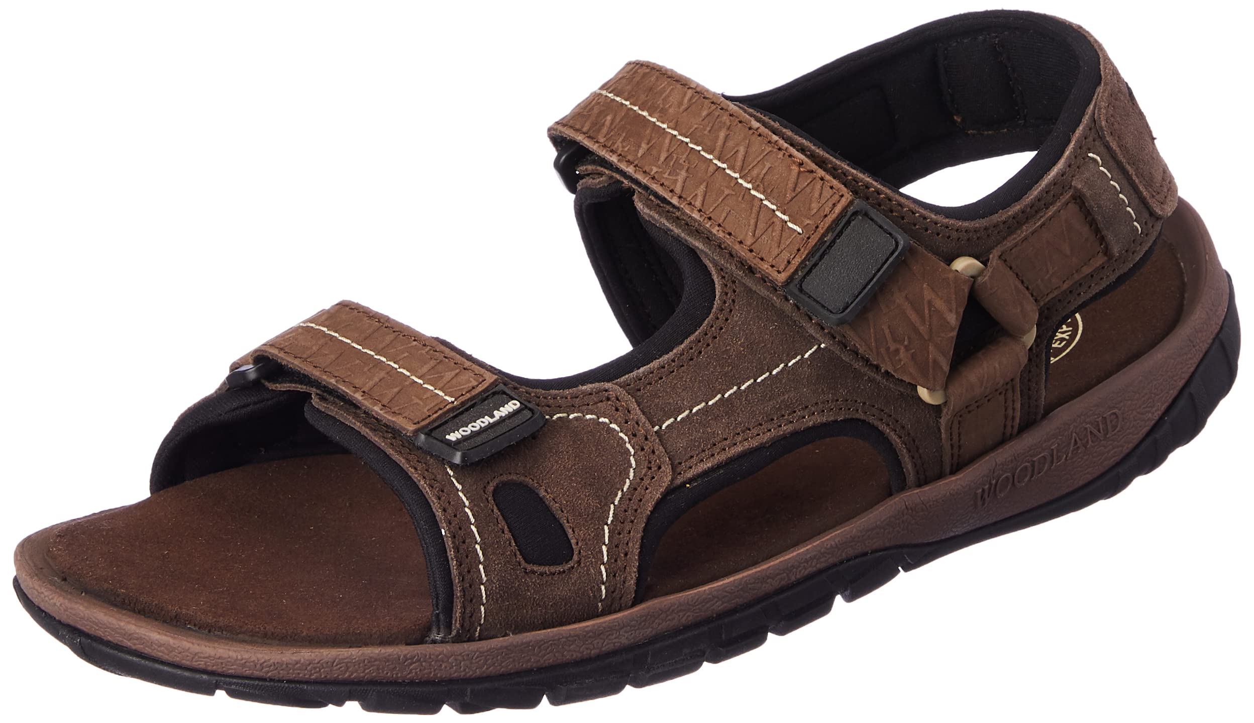 Woodland Mens Brown Leather Sandal-6 UK (40 EU) (OGDC 4396122) (B0BWTV22WX) Amazon Price History, Amazon Price Tracker