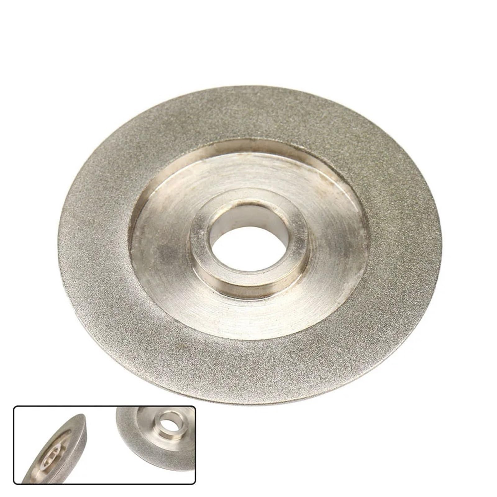 1 szt. 78 mm galwanizowana tarcza szlifierska diamentowa - tarcza szlifierska garnkowa 45° do precyzyjnej obróbki metali i narzędzi do polerowania(12.7mm)