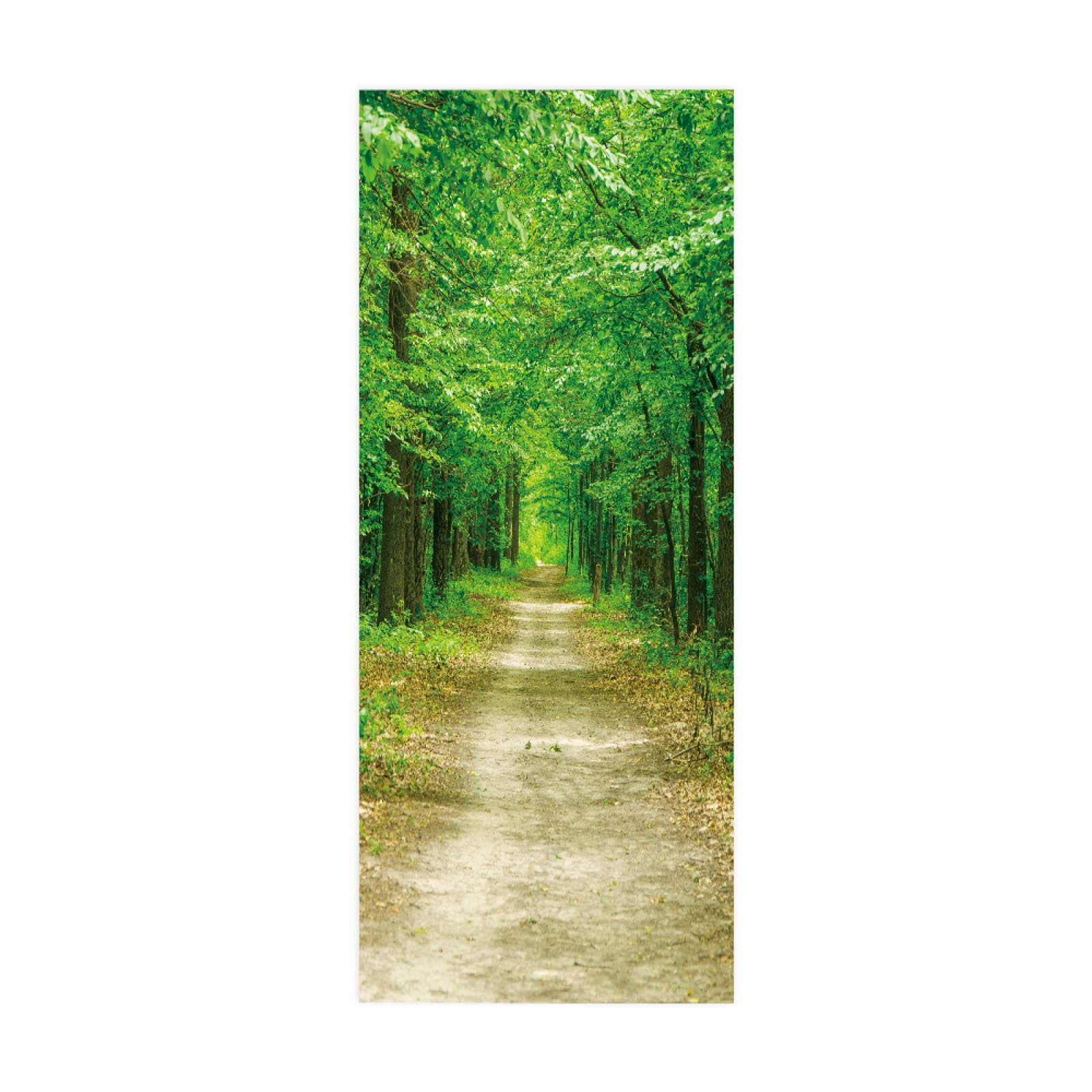 Door Stickers Forest Path for Interior Doors Mural Living Room PVC Self-Adhesive Waterproof Sticker 3D Wallpaper Home Decal W100 x H200cm