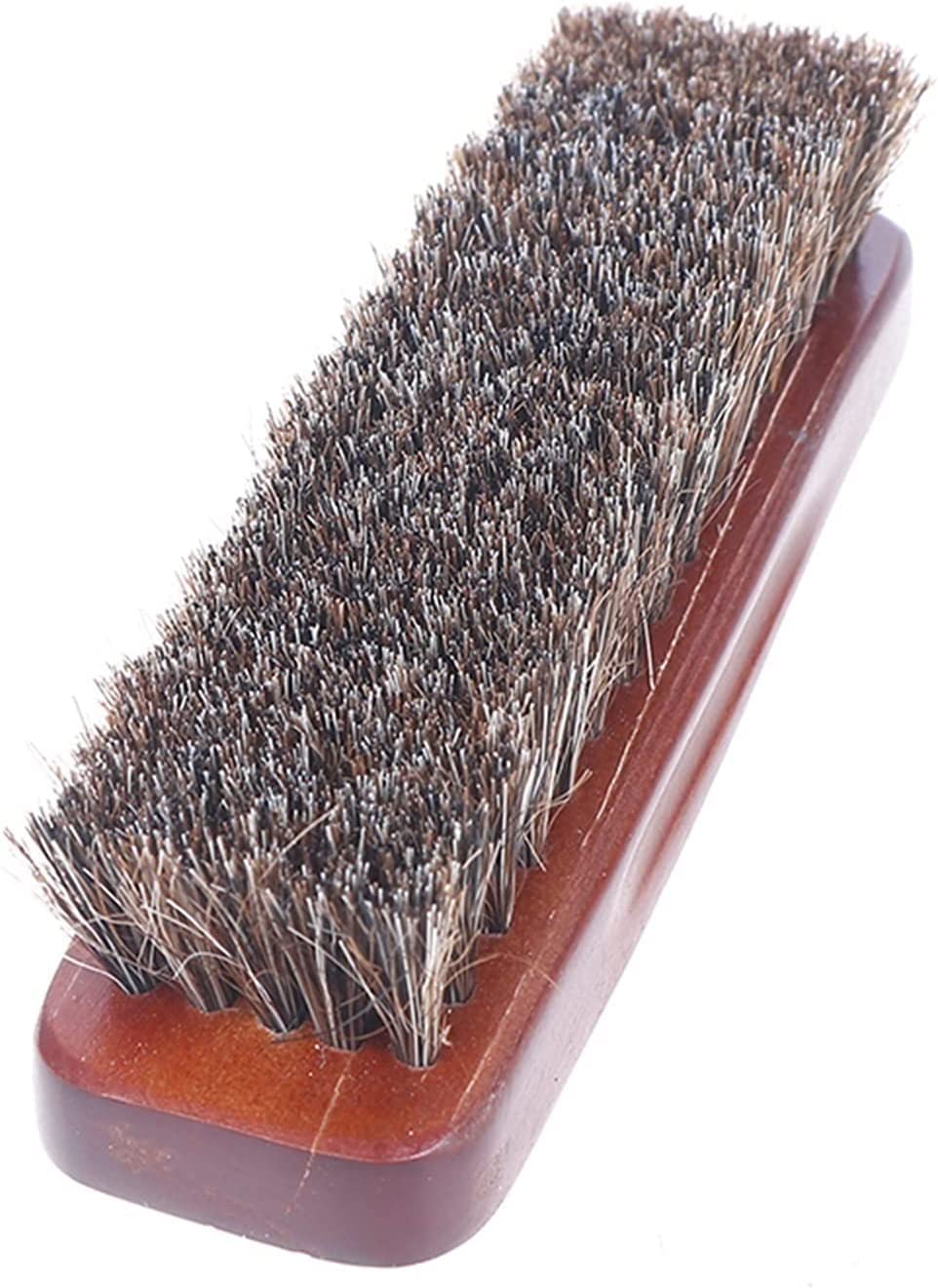 Cepillos for zapatos for el hogar, cerdas de madera natural, cepillo for botas de pelo de caballo, cepillo for pulir, botas de cuero, limpiador, cuidado, cepillo for herramientas de baño(12.3