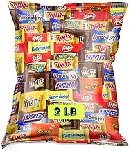 Bulk Assorted Fun-Size Chocolate Candy Mix – 2 lb Variety Bag – Individually Wrapped Mini Chocolates for Parties, Candy Buffets, Office Snacks, Pinatas, Weddings & Holiday Celebrations