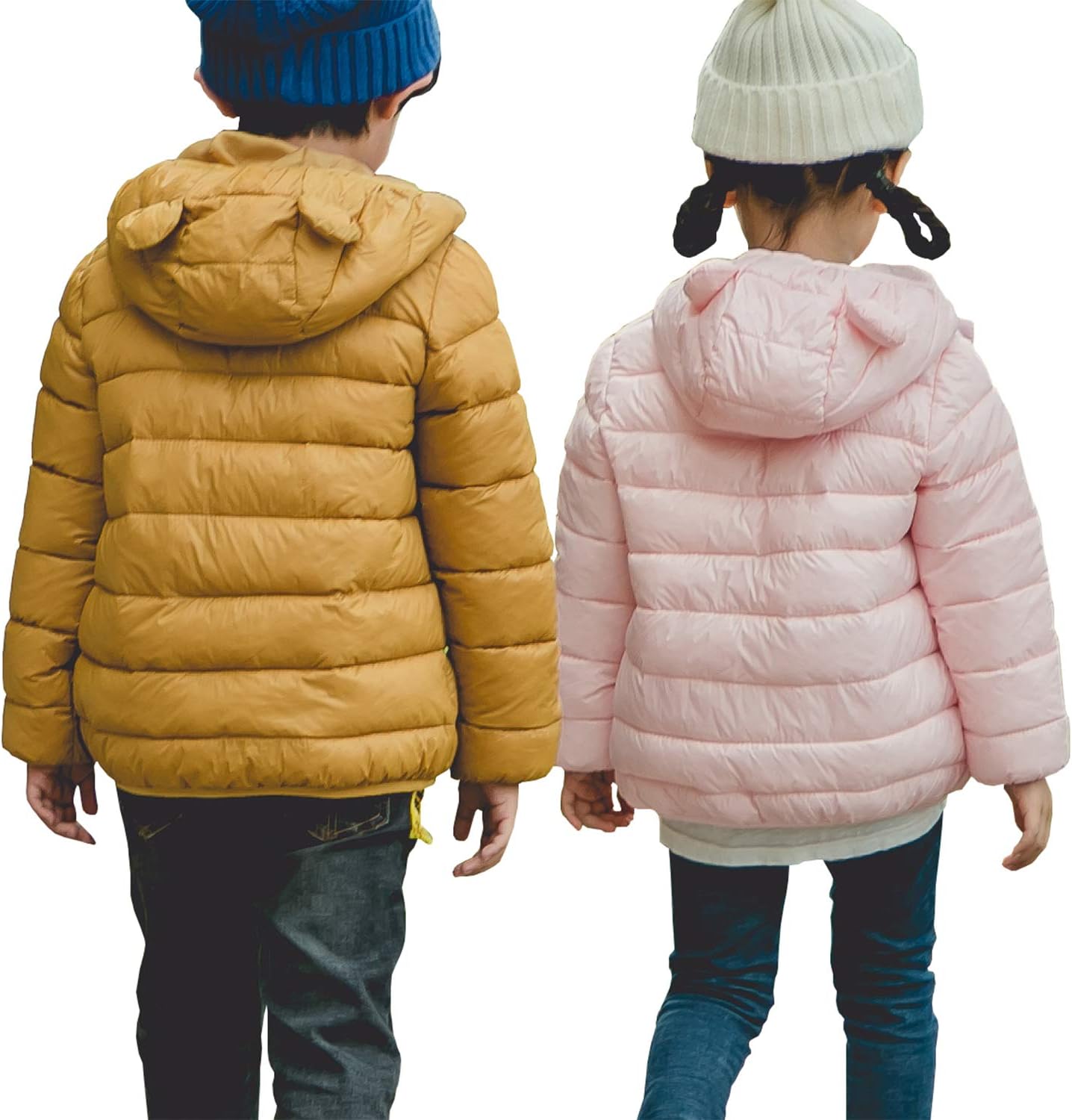 WUSENST Baby Boys Girls Winter Coats Hoods Light Puffer Down Jacket Outwear - Image 5