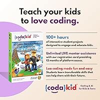 Vista 6 de CodaKid Roblox Coding, Award-Winning, Coding for Kids, Ages 9+ with Online Mentoring Assistance, Learn Computer Programming and Code Fun Games with