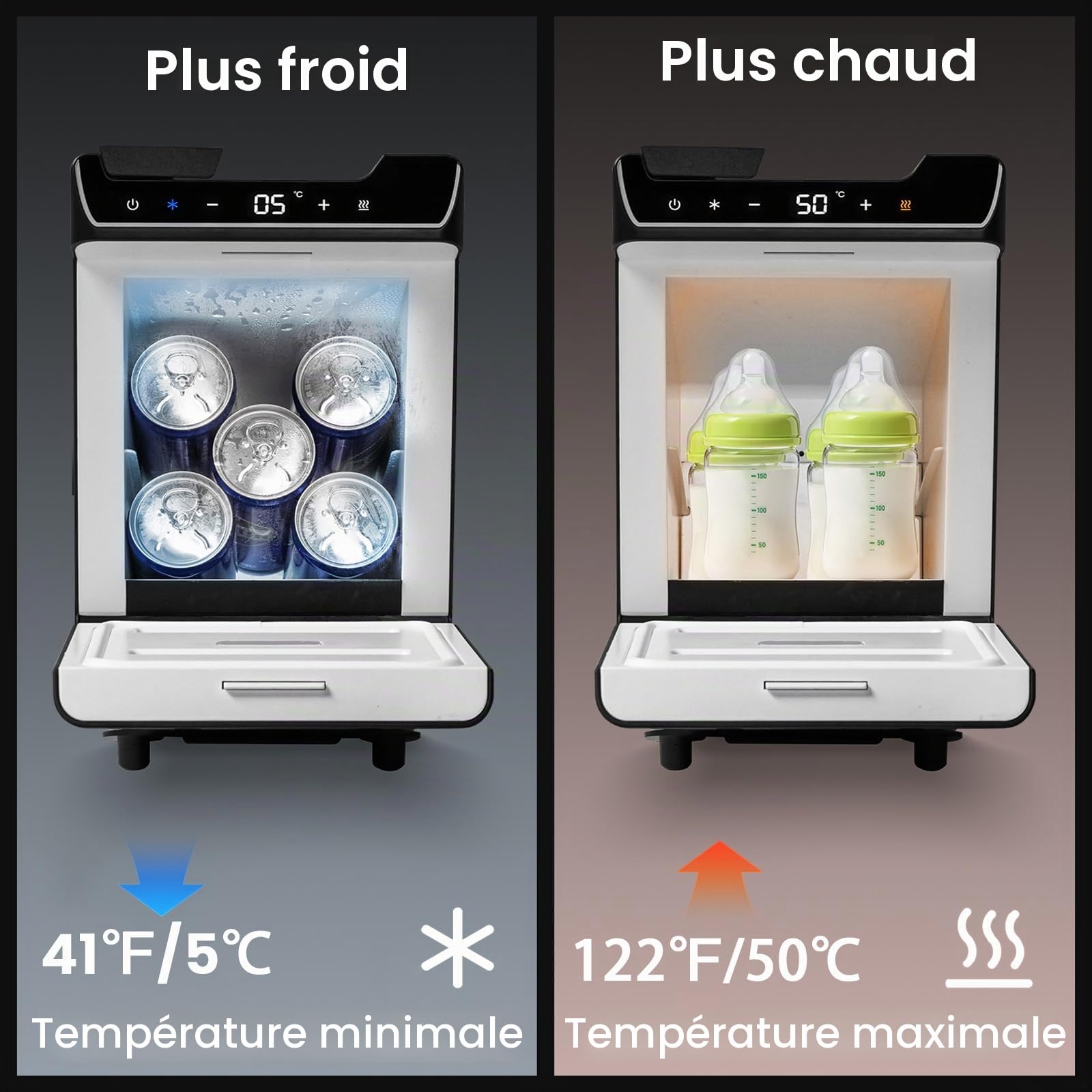 Réfrigérateur de voiture pour Tesla Model Y Juniper, réfrigérateur console centrale arrière pour Tesla Model Y 2026~2025, refroidisseur et réchauffeur, congélateur portable pour camping