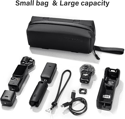 Miniatura 8 de Bolsa de transporte para DJI Osmo Pocket 3, bolsa de almacenamiento portátil y trípode para DJI Osmo Pocket 3 Creator Combo Accesorios, Funda