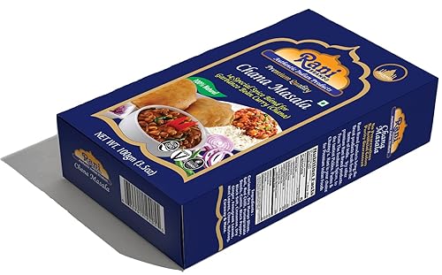 Miniatura 7 de Rani Chana Masala (mezcla de curry Garbanzo 15 especias) 3.5 oz (100 g)  Todo natural  Vegano  Sin colores  Apto para gluten  Sin OMG  Origen indio