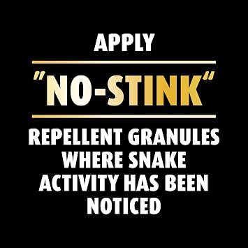 Ortho Snake B Gon1 Repellent Granules, Snake Repellent for Yard - No-Stink Formula, Covers Up to 1,440 sq. ft., 2 lbs.