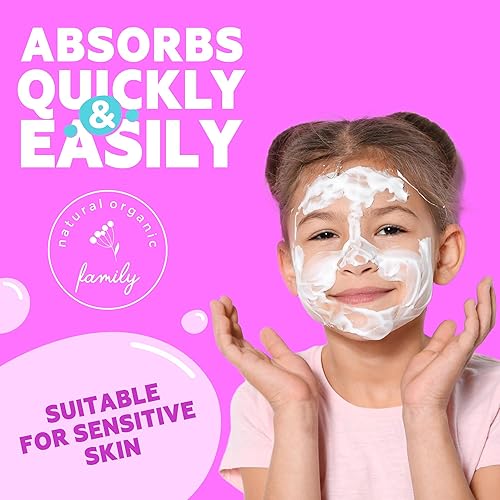 Miniatura 32 de Crema facial para niños, crema hidratante suave y calmante con ingredientes naturales para pieles sensibles y todo tipo de piel, sin fragancia