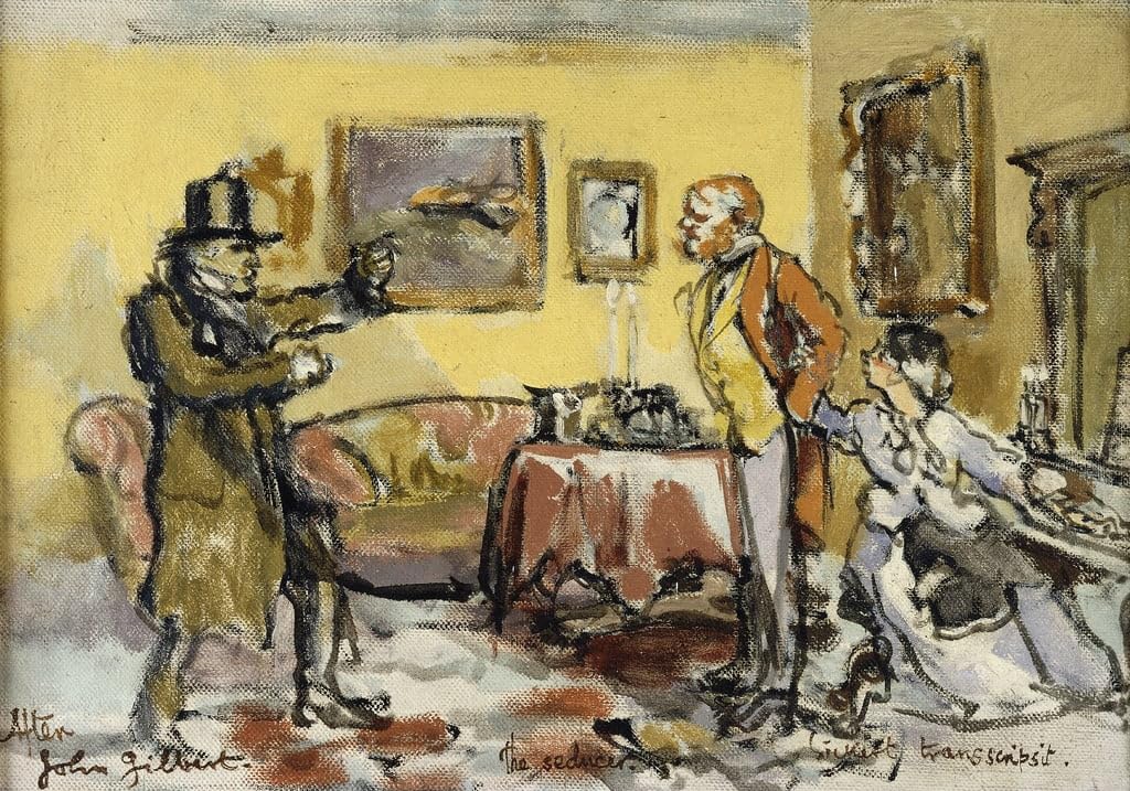 Lienzo El Seductor de Walter Richard Sickert Decoración Elegante para Despachos 5
