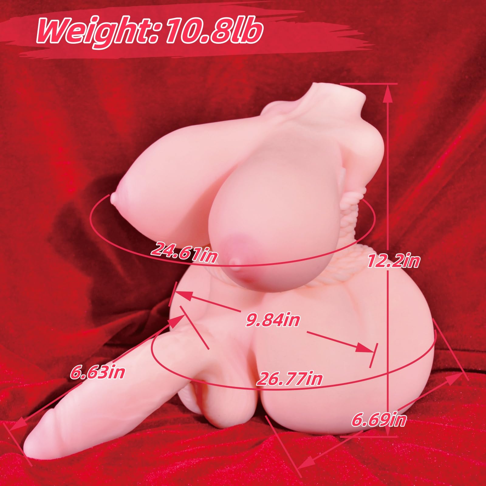 futa sex doll torso Marina: BBW Sex Doll Torso Big Ass Mature Woman Futa on Female main image 0