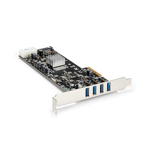 StarTech.com 4 Port USB 3.0 PCIe Card (PEXUSB3S44V)