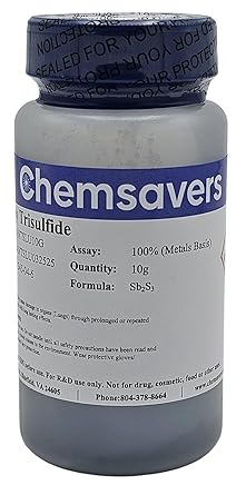 Antimony Trisulfide, 100% Metals Basis, 10g