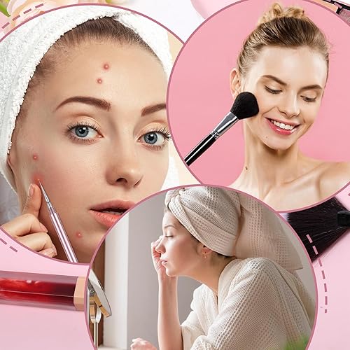 Miniatura 7 de 2 piezas 2 en 1 herramienta de eliminación de espinillas, herramienta de eliminación de milía, extractor profesional de espinillas y espinillas,