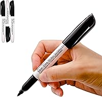 Vista 10 de Punta bala de 0.047 pulgadas, paquete de 15, tinta negra a base de agua) Clear-View Writer Bold Writer, herramienta de escritura de baja visión