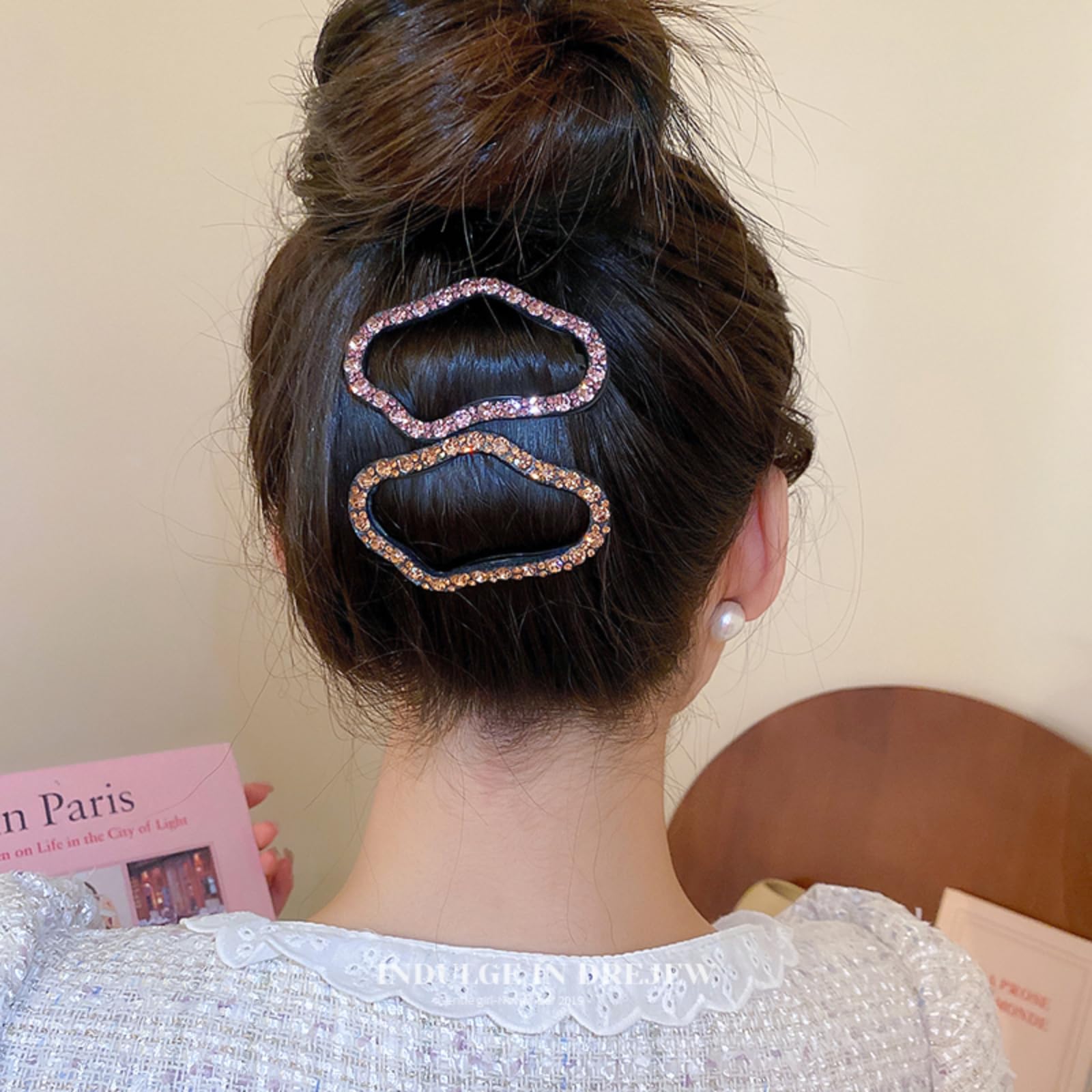 Amazon.co.jp: Hairpin Bangs Clip, Cute Hair Clip, Sparkling  display picture 1