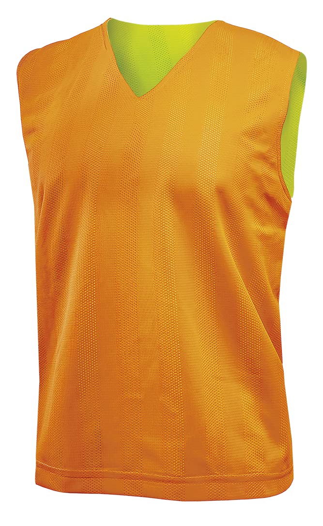 Pettorine Fluorescenti Per Allenamento - Confezione Da 5 Pezzi Per Calcio, Basket, Pallavolo (due Taglie) - Foto 11