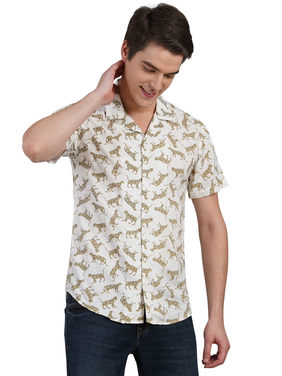 Rigo Printed Casual Shirts for Men | Summer Shirts for Men | Half Sleeves Shirts for Men offers donot miss
