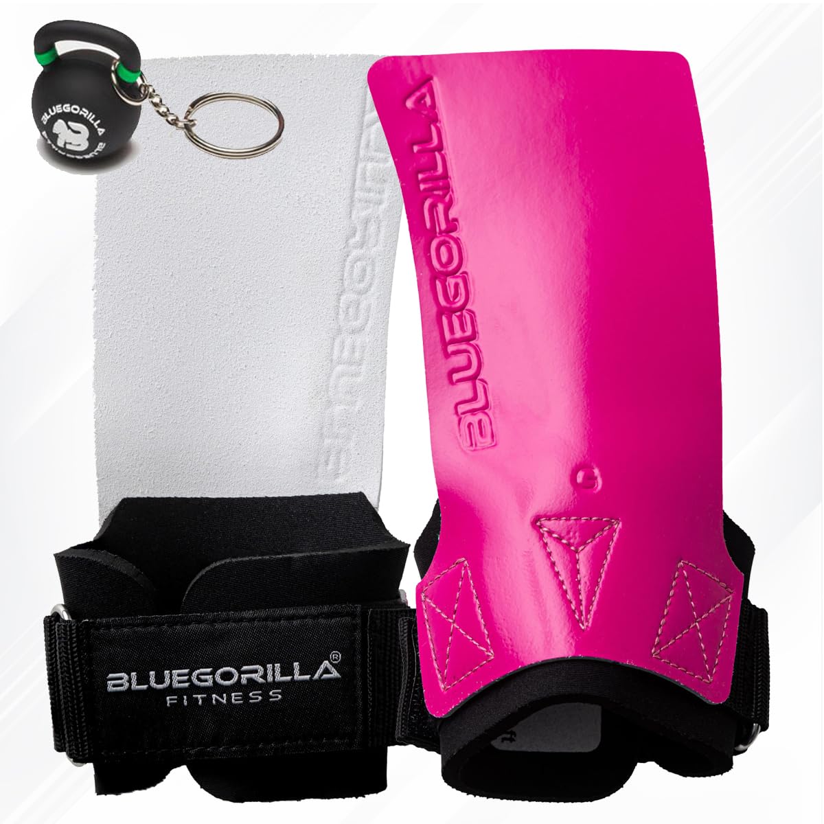 BLUEGORILLA Competitor 2.0 - Strade per Crossfit. Grip RX senza magnesio. Massima aderenza e protezione nelle tue mani. Palestra,Box,Calistenia, ecc. Neoprene di protezione del polso